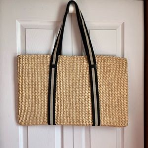Club Mónaco straw tote bag